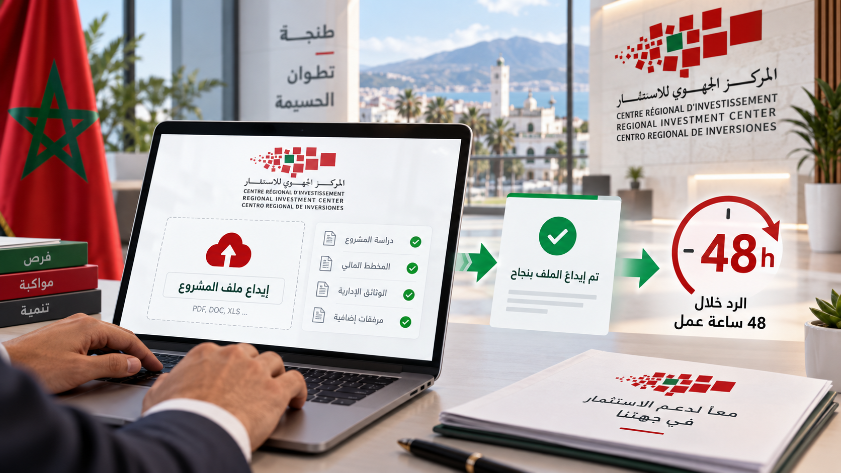 مركز الاستثمار يتيح إيداع ملفات المشاريع إلكترونياً والرد خلال 48 ساعة عمل